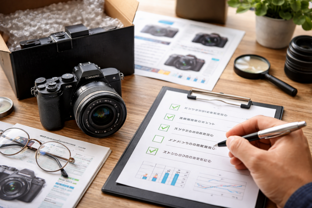ミラーレス 一眼 型落ち 新品で失敗しない基準