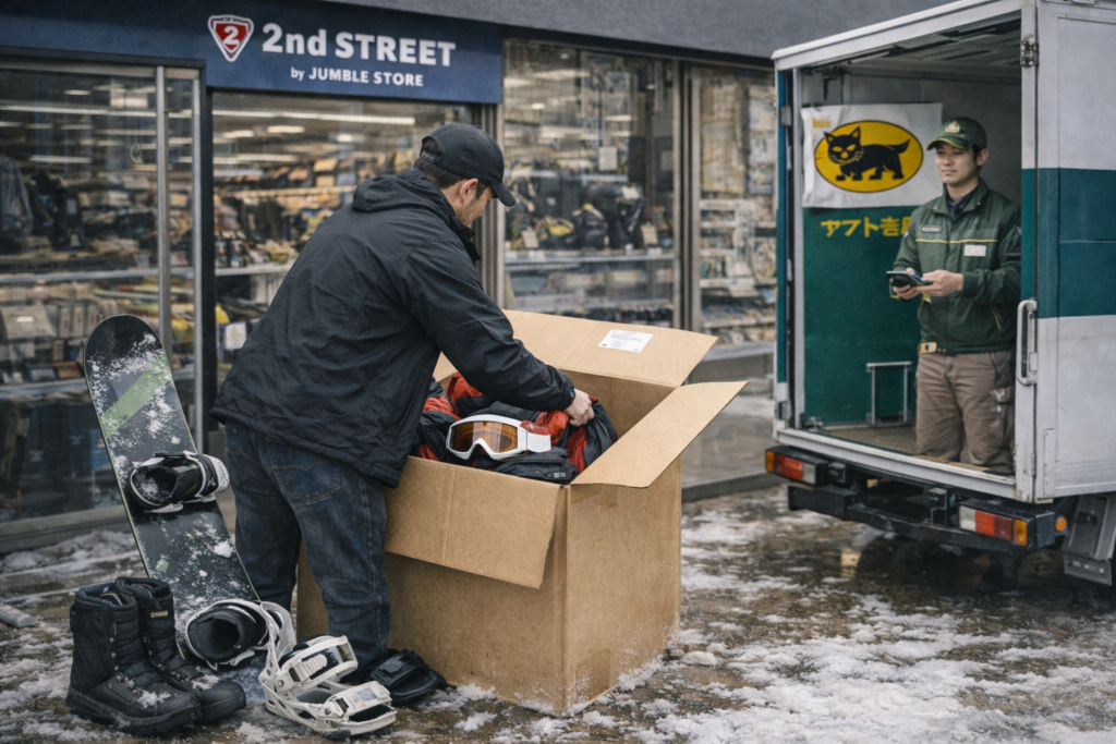 スノーボード買取でセカンドストリート宅配を使う方法