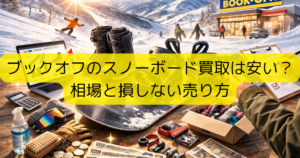 ブックオフのスノーボード買取は安い？相場と損しない売り方